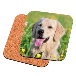 Personalisierbarer Glasuntersetzer