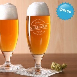 Personalisier- bares Bierglas