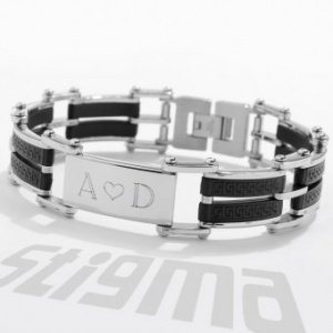 Personalisierbares Gliederarmband Safari