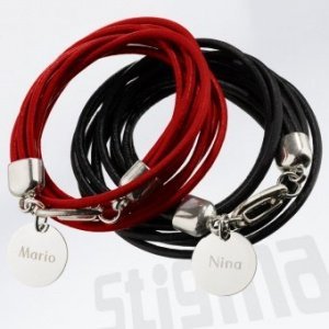 Personalisierbares Lederarmband Bandits 