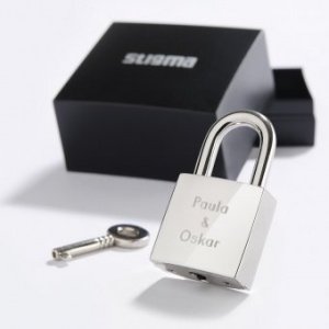 Personalisierbares Liebesschloss