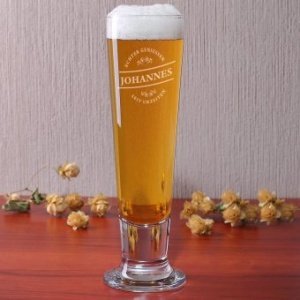 Personalisierbares Pilsglas Leonardo