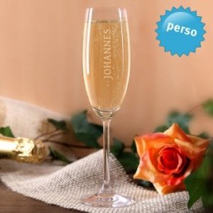 Personalisierbares Sektglas