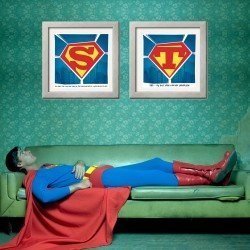 Personalisierbares Superman Poster