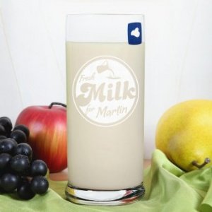Personalisierbares Trinkglas Fresh Milk