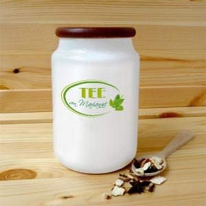 Personalisierte Aufbewahrungsdose für Te