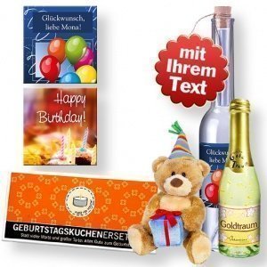 Personalisierte Flaschenpost Glückwunsch