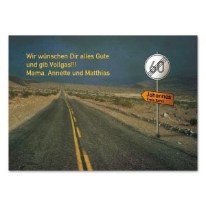 Personalisierte Geburtstagskarte *Vollga