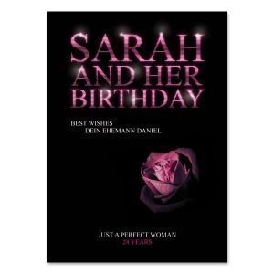 Personalisierte Geburtstagskarte *for he