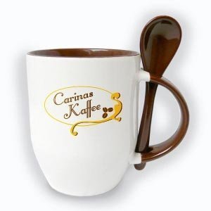 Personalisierte Kaffeetasse mit Ornament
