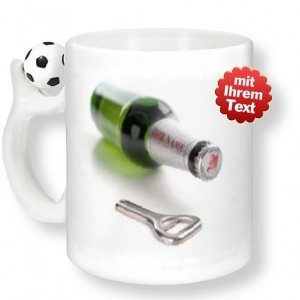 Personalisierte Tasse Fußball