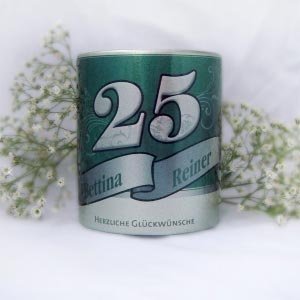 Personalisierte Tasse *Silberne Hochzeit