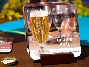 Personalisierte Untersetzer *Pilstulpe*