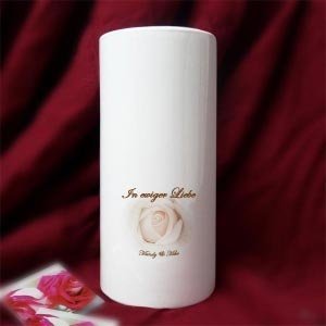 Personalisierte Vase für Verliebte