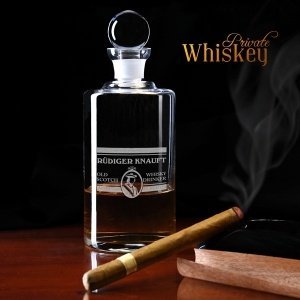 Personalisierte Whiskeykaraffe Motiv *Ha