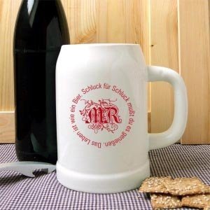 Personalisierter Bierkrug *Schluck f&#25