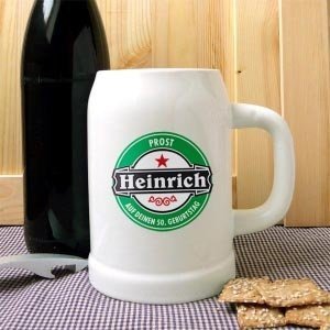 Personalisierter Bierkrug zum Geburtstag