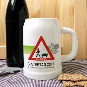 Personalisierter Bierkrug zum Vatertag *