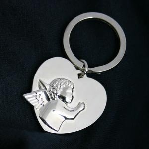 Personalisierter Herzschlüsselanhänger