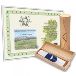 Personalisierter Irish Lord Titel