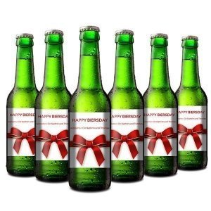 Personalisiertes Bier - Happy Biersday -