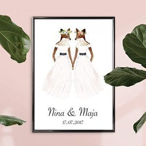 Personalisiertes Bild Fuchs Lesbisch