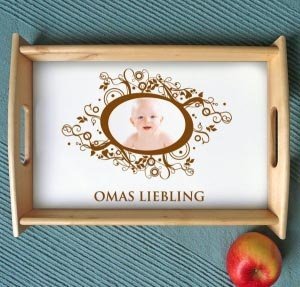 Personalisiertes Tablett mit Ihrem Foto
