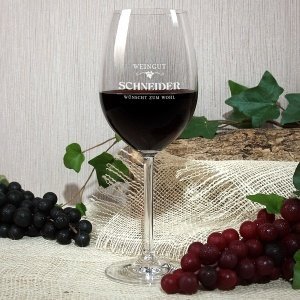 Personalisiertes Weinglas *Weingut*