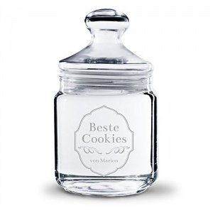 Graviertes Pralinenglas