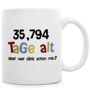 Persönliche Geburts-TAGE-Tasse