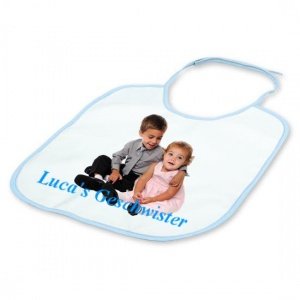 Persönlicher Babylatz blau