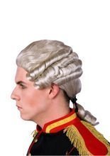 Perücke Barock Rokoko grau