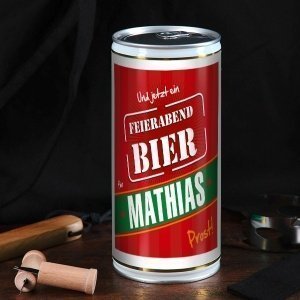 persönliches Feierabendbier aus der 1 Li