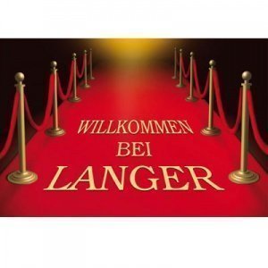 personalisierbare Fußmatte Roter Teppich