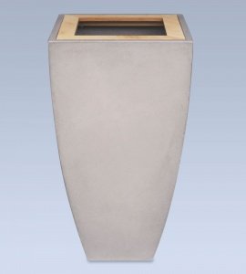 PFLANZTOPF M1  NATUR MIT HOLZRAHMEN