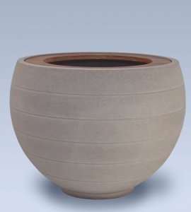 PFLANZTOPF M2  NATUR MIT HOLZRAHMEN