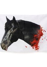 Pferdekopf-Kissenbezug