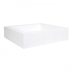 >Pflanz-Quader Galaxy, weiß, H 20 x B 80