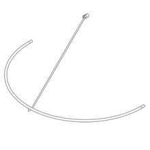 Phos - Wandgarderobe, gebogen - Wandvers