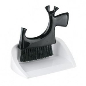 PICO BELLO Tischkehrset schwarz weiss vo