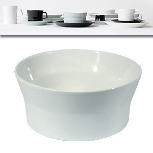 PIU Schüssel 20 cm aus Porzellan, Weiss