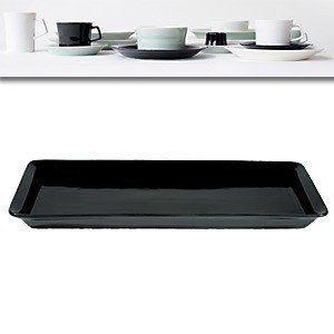 PIU eckige Servierplatte 15 x 34 cm aus 