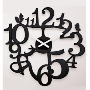 Pi:p Wanduhr schwarz 2327526 von Koziol