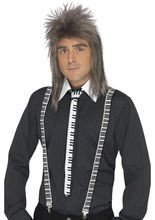 Pianist Musiker Set Hosenträger und Kraw