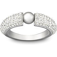 Piano Light Gray Pearl Ring