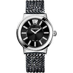 Piazza - Jet Hematite, Crystal Mesh