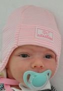 Pickapooh - Baby-Mütze Emil rosa-weiß, k