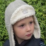 Pickapooh - Kinder-Mütze Fynn hellgrau, 