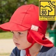 Pickapooh - Kindermütze Tom rot UV Schut