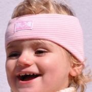 Pickapooh - Stirnband rosa-weiß, kbA
